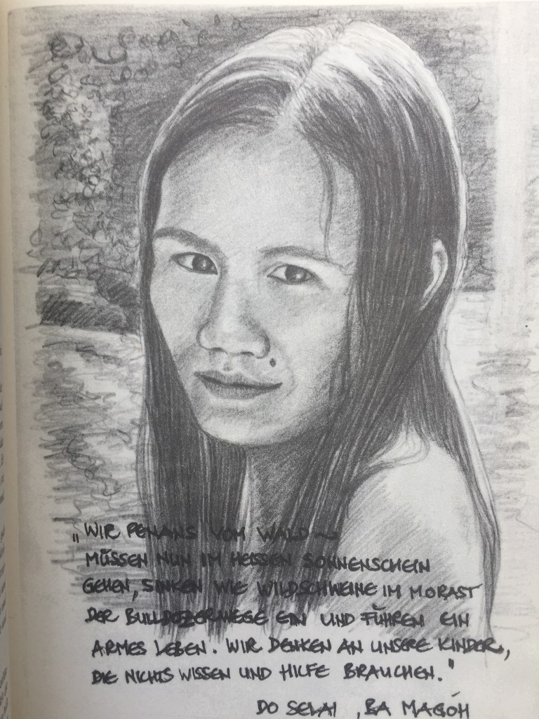 Originalzeichnung "Ubung"